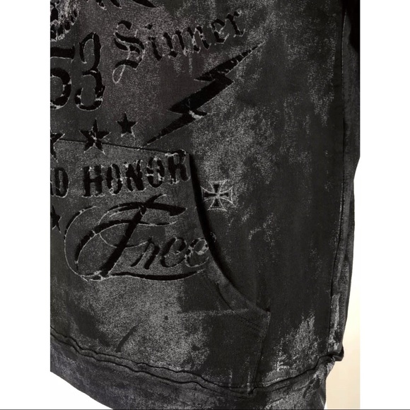 ARCHAIC AFFLICTION Hoodie BLACK TIDE - Picture 9 of 12